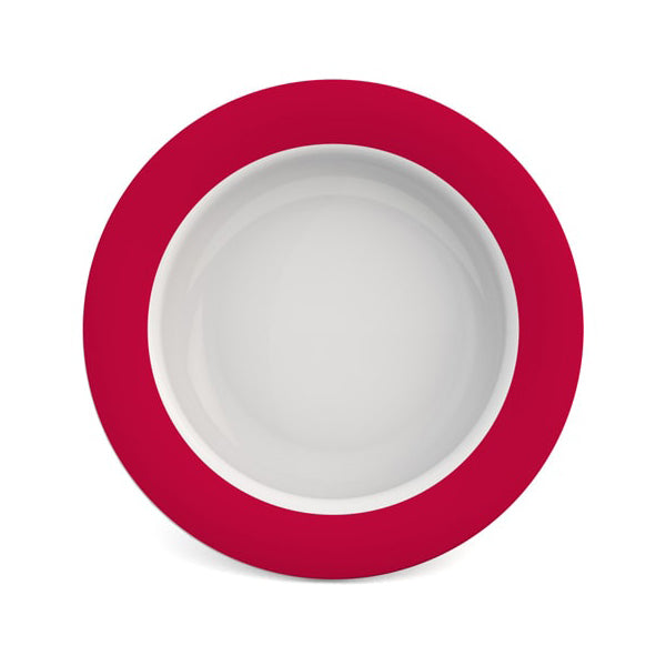 Bowl with Sloped Base - Red